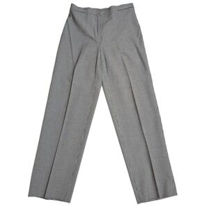 Spencer Tylar Petite Houndstooth Pants Career Office Black White‎ 6P